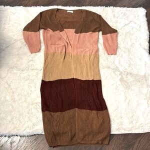 Long Cardigan With Pockets